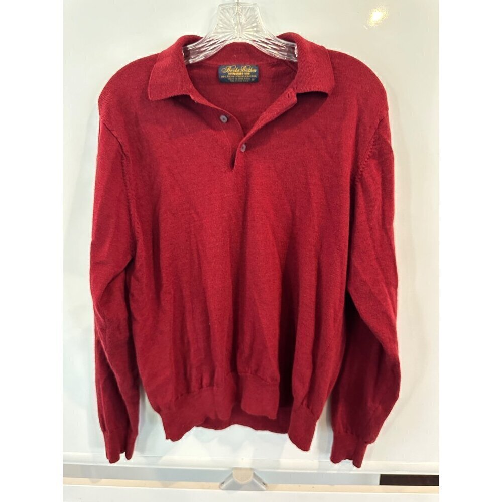 Brooks Brothers red wool sweater Medium